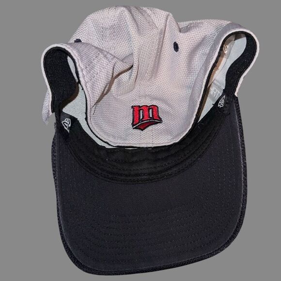 New Era Minnesota Twins Logo Baseball Hat Size M/L Stretchable - Picture 2 of 5
